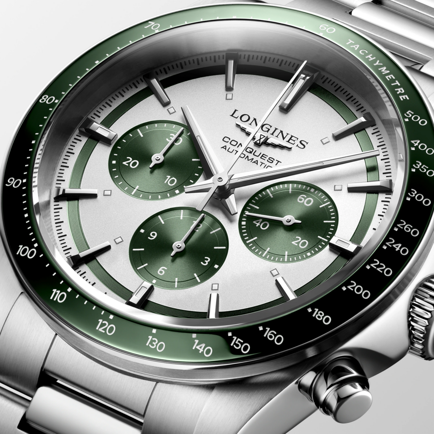 Longines Conquest Chronograph 42 MM SS Automatic Watch L38354026