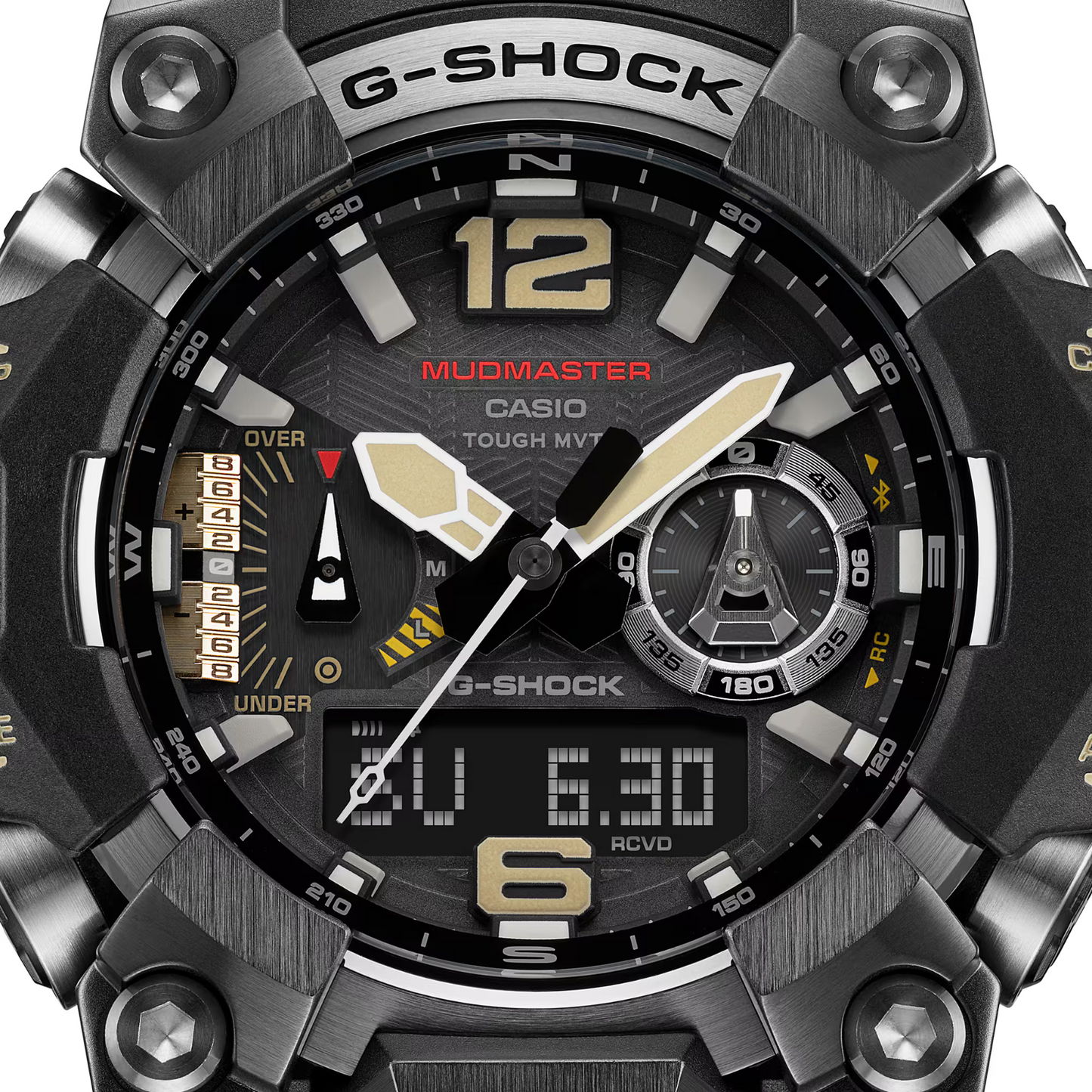 Casio G-Shock Master Of G Mudmaster Solar Radio Resin Black Watch GWG-B1000-1A