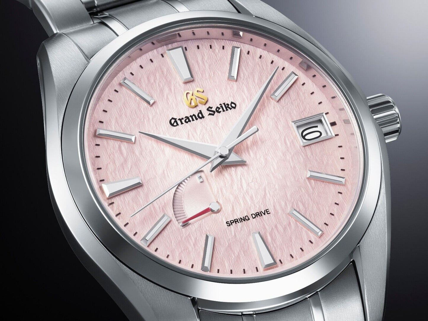 Grand Seiko Heritage Collection Pink Snowflake 41 MM Spring Drive Watch SBGA497