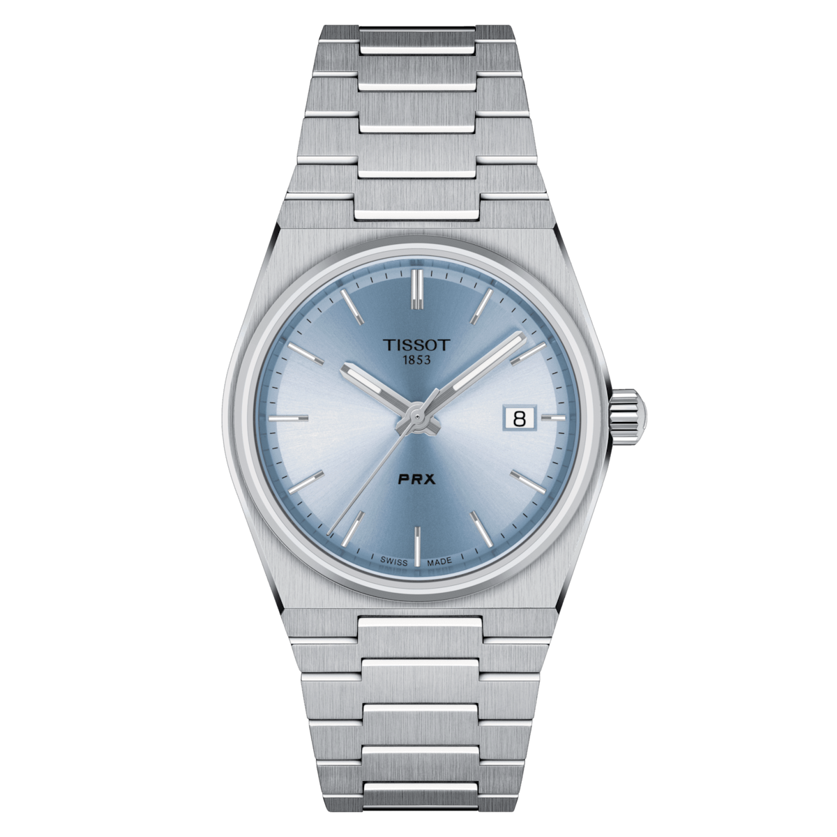 Tissot PRX 35 MM SS Baby Blue Dial Quartz Watch T137.210.11.351.00