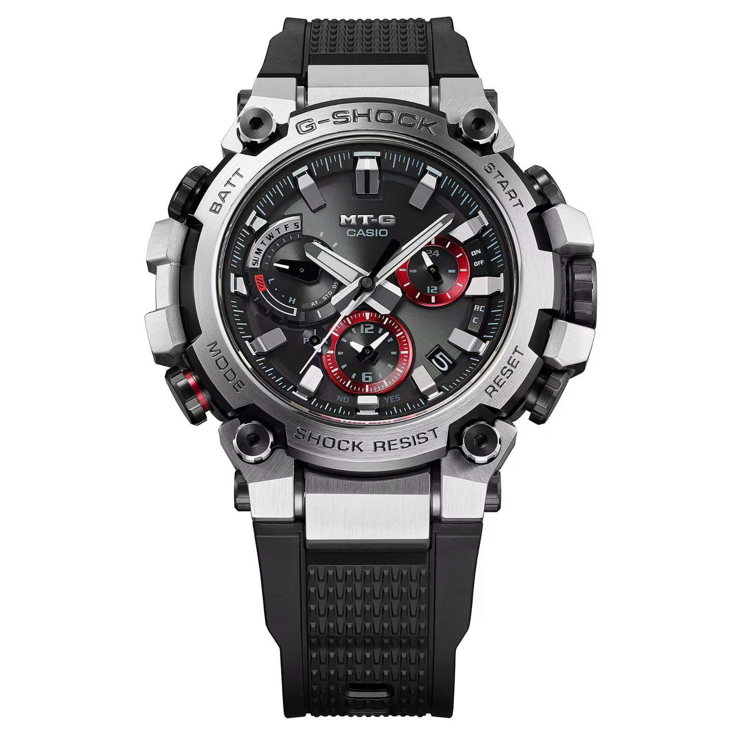 Casio G-Shock MT G Bluetooth SS Solar Resin Band Watch MTG-B3000-1A