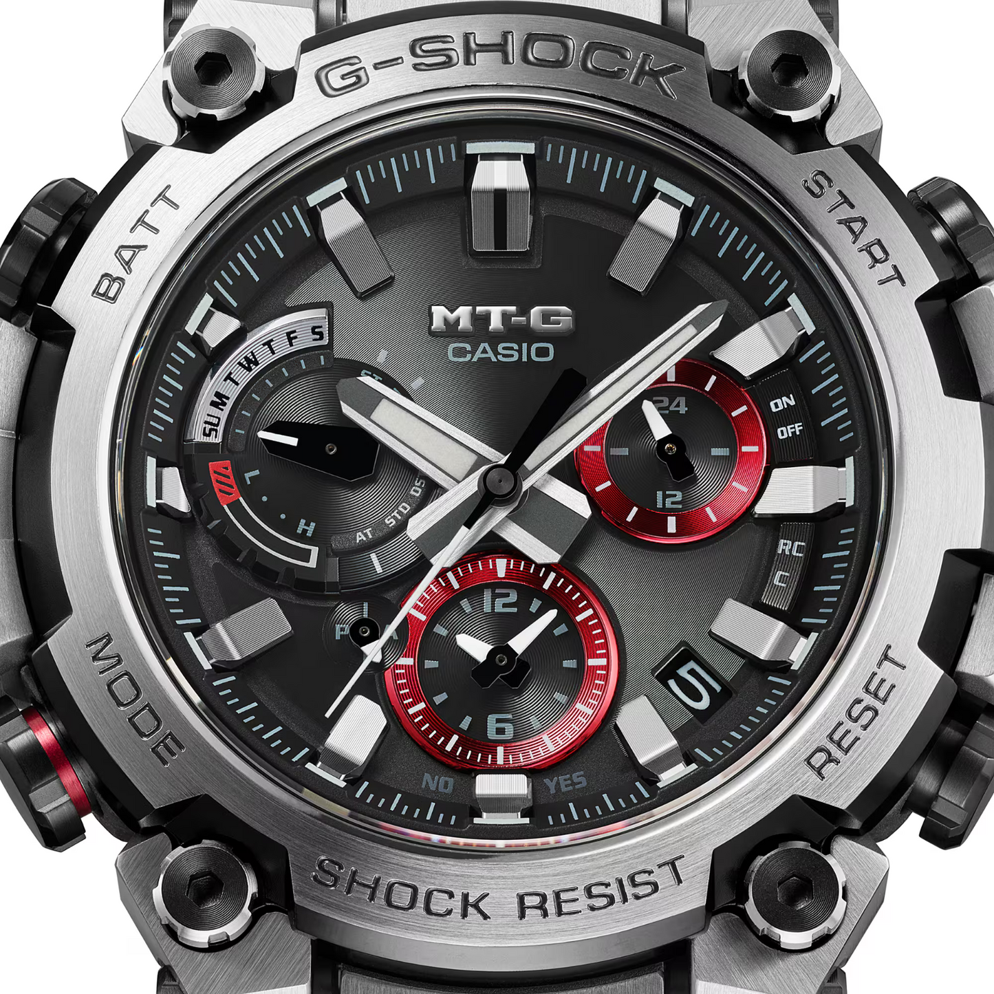 Casio G-Shock MT G Bluetooth SS Solar Resin Band Watch MTG-B3000-1A