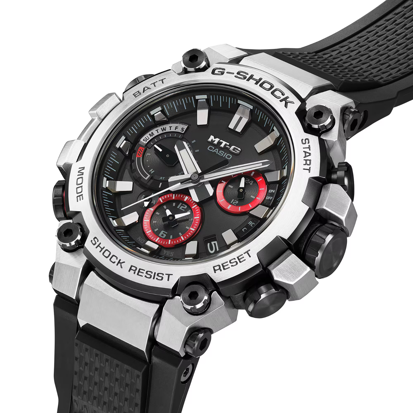 Casio G-Shock MT G Bluetooth SS Solar Resin Band Watch MTG-B3000-1A