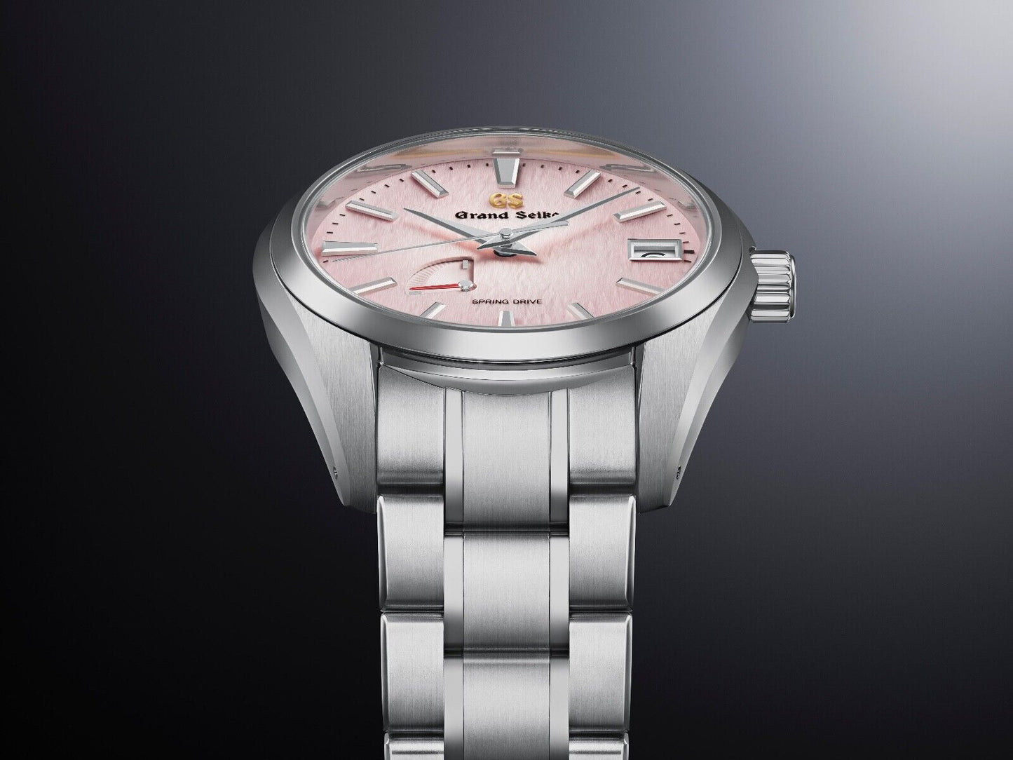 Grand Seiko Heritage Collection Pink Snowflake 41 MM Spring Drive Watch SBGA497
