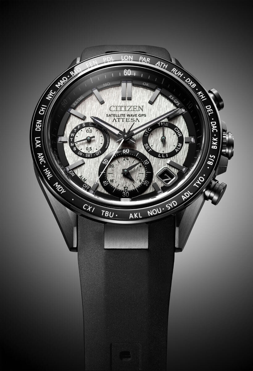 CITIZEN Attesa Satellite Wave GPS Eco-Drive Quartz 44 MM Watch CC4055-14H