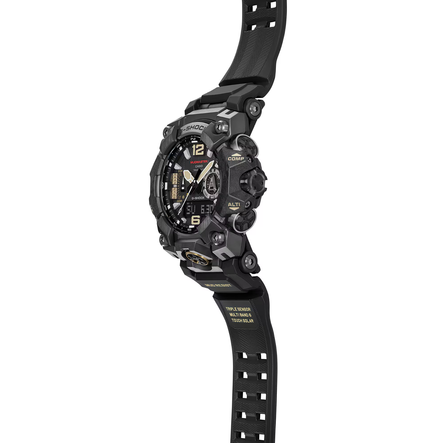 Casio G-Shock Master Of G Mudmaster Solar Radio Resin Black Watch GWG-B1000-1A
