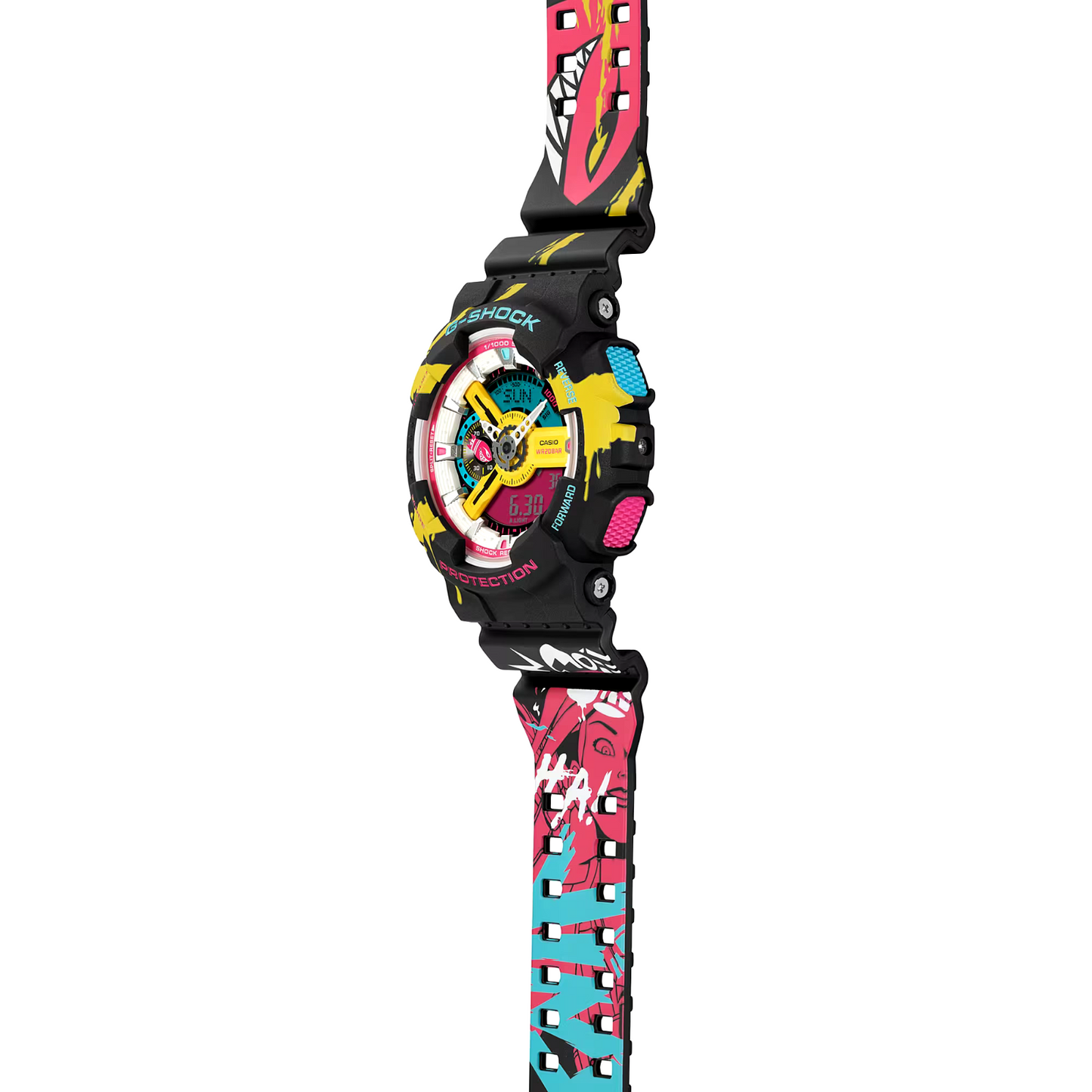 Casio G-Shock League Of Legends JINX Analog Resin Watch - GA-110LL-1