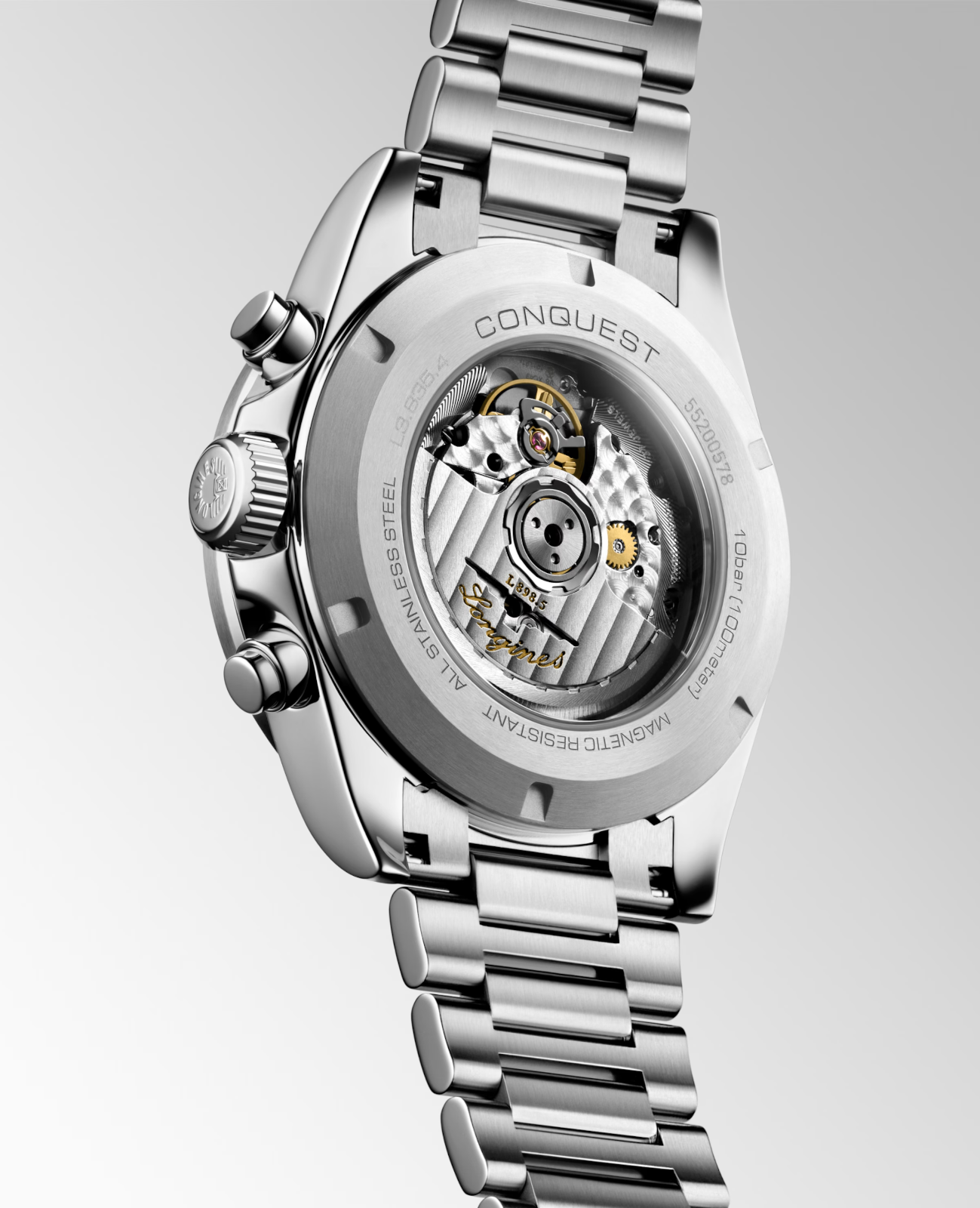 Longines Conquest 42 MM Stainless Steel Chronograph Automatic Watch L38354526