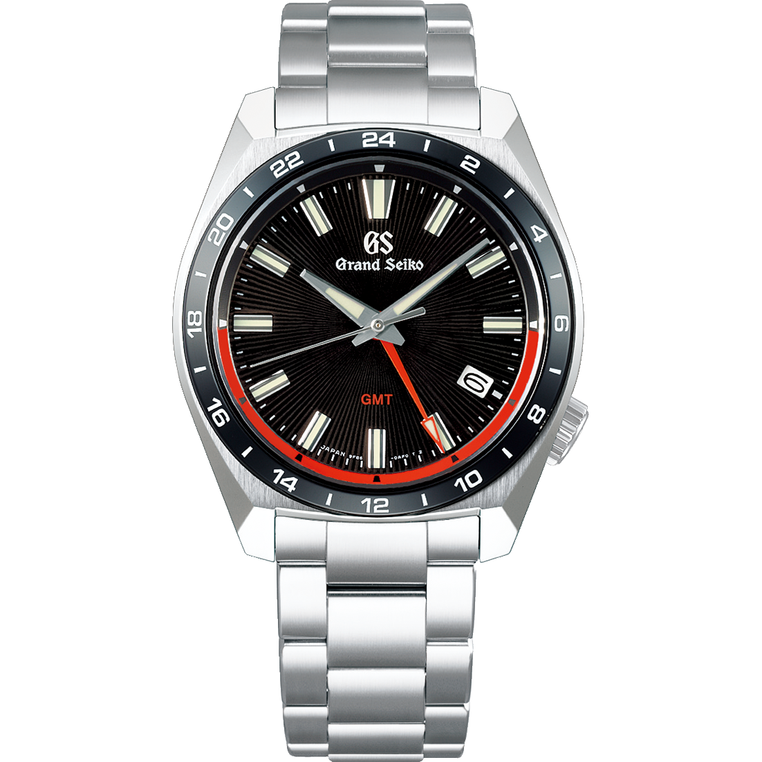 Grand Seiko Sport Collection 40 MM Full SS Ceramic Bezel Quartz Watch - SBGN019