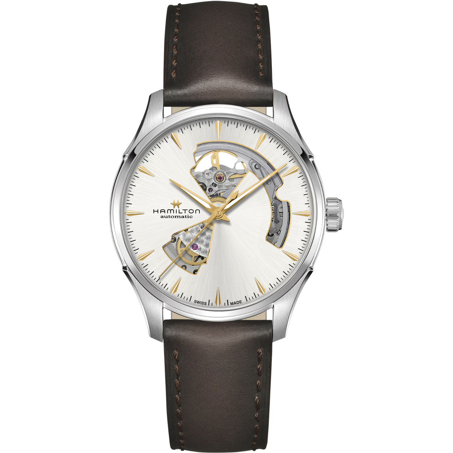 Hamilton Jazzmaster Open Heart Automatic 40 MM Silver Dial Watch H32675551