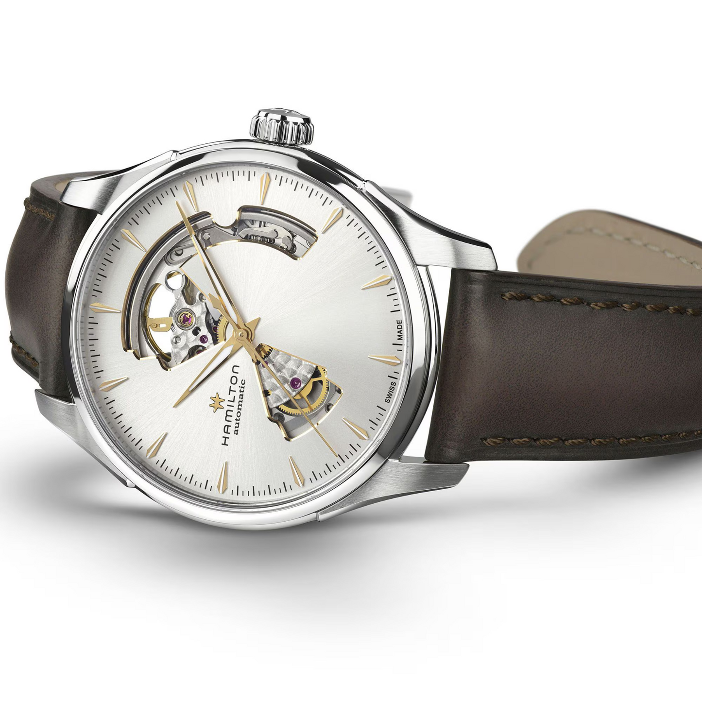 Hamilton Jazzmaster Open Heart Automatic 40 MM Silver Dial Watch H32675551