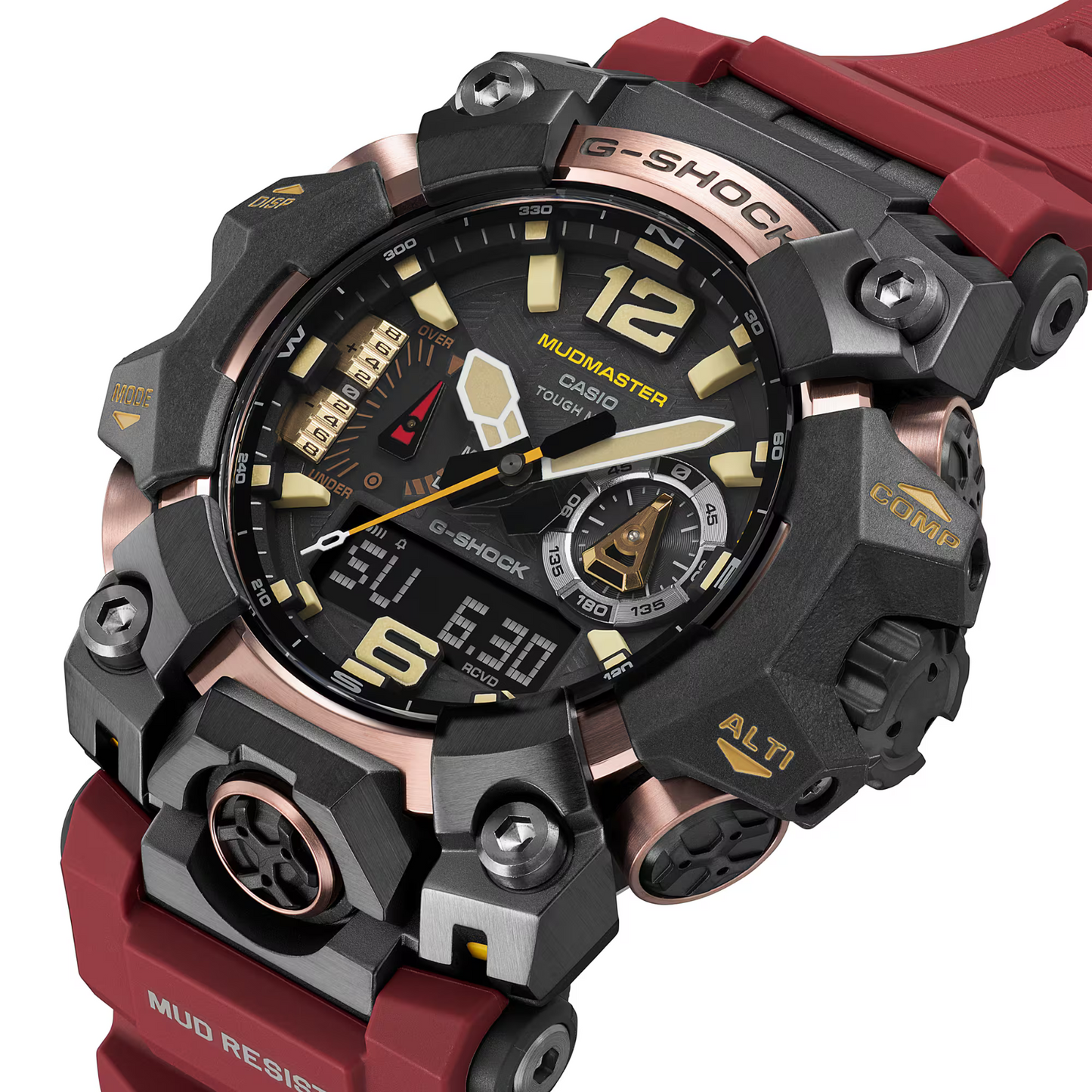 Casio G-Shock Master Of G Mudmaster Solar Radio Resin Watch GWG-B1000-1A4