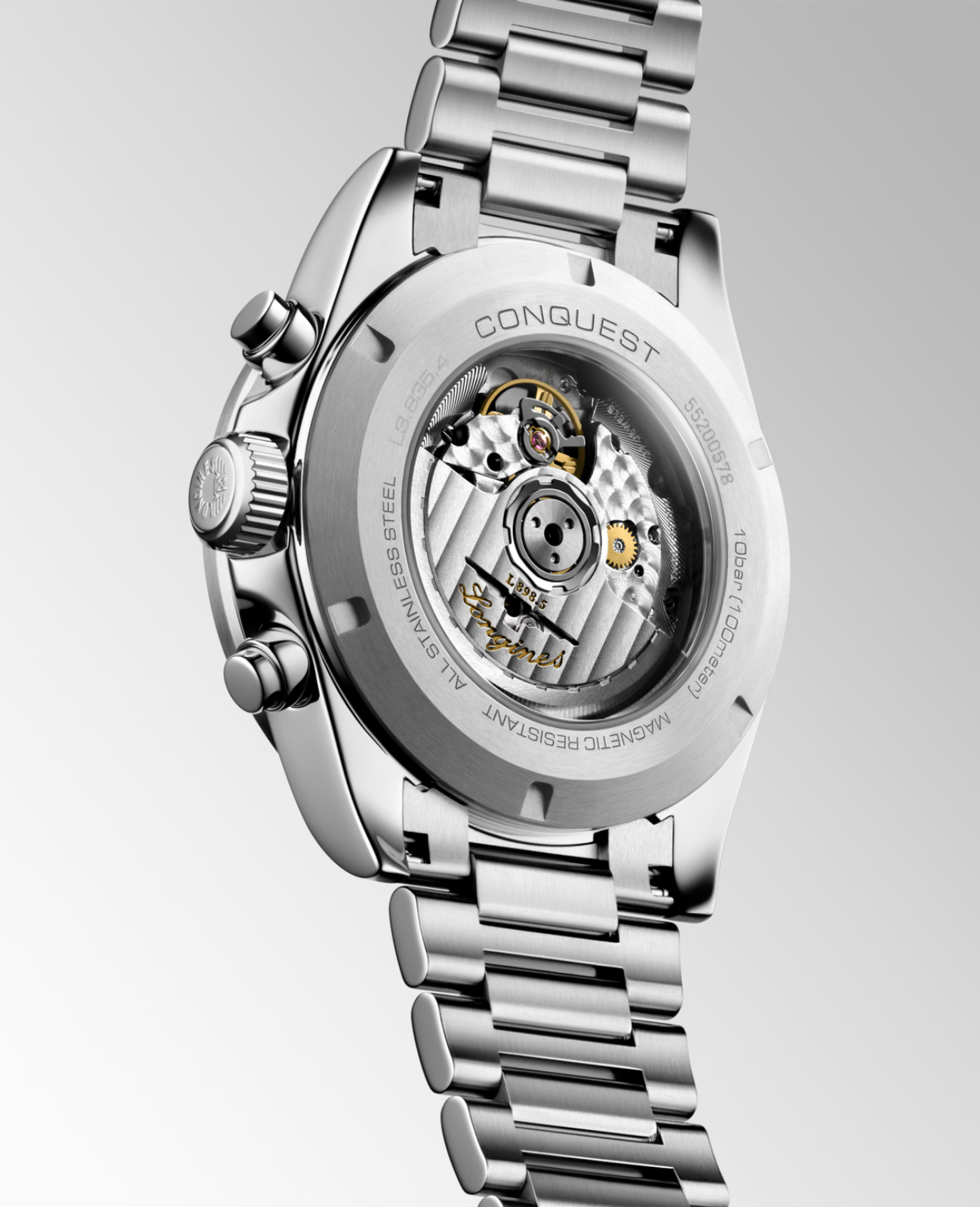 Longines Conquest Chronograph 42 MM SS Automatic Watch L38354026