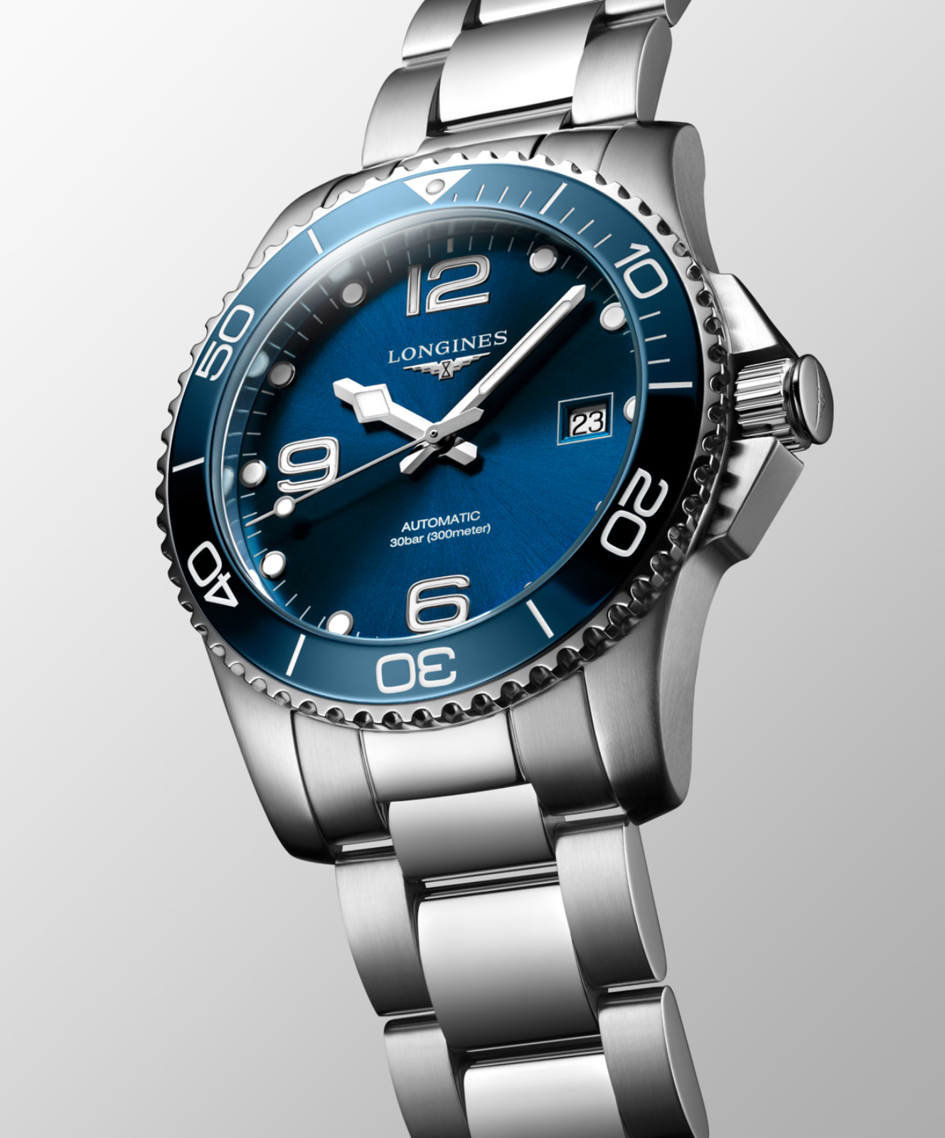 Longines Hydroconquest 41 MM Blue Dial Automatic Full SS Watch L37814966