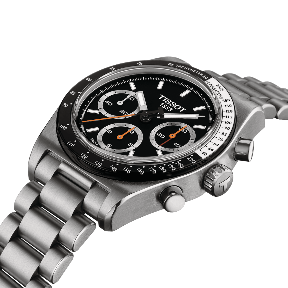 Tissot PR516 Mechanical Chronograph 41 MM SS Black Dial Watch T149.459.21.051.00