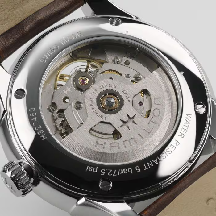 Hamilton Jazzmaster Open Heart Automatic 40 MM Burgundy Dial Watch H32675570