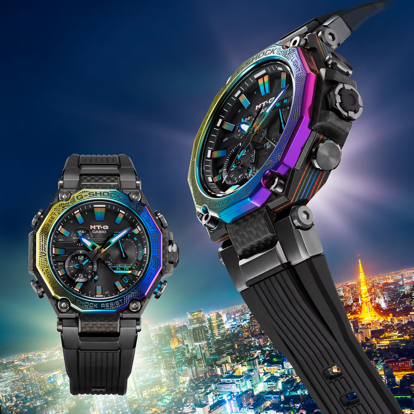 Casio G-Shock MT-G City Illumination Limited Edition Solar Watch MTG-B2000YR-1