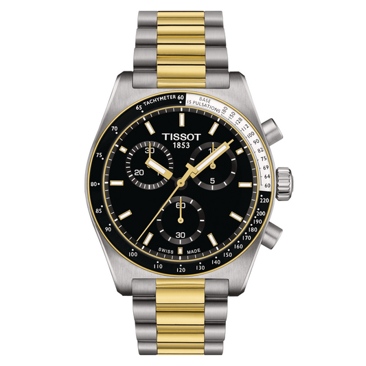 Tissot PR516 Chronograph 40 MM SS Quartz Two Tone Watch T149.417.22.051.00