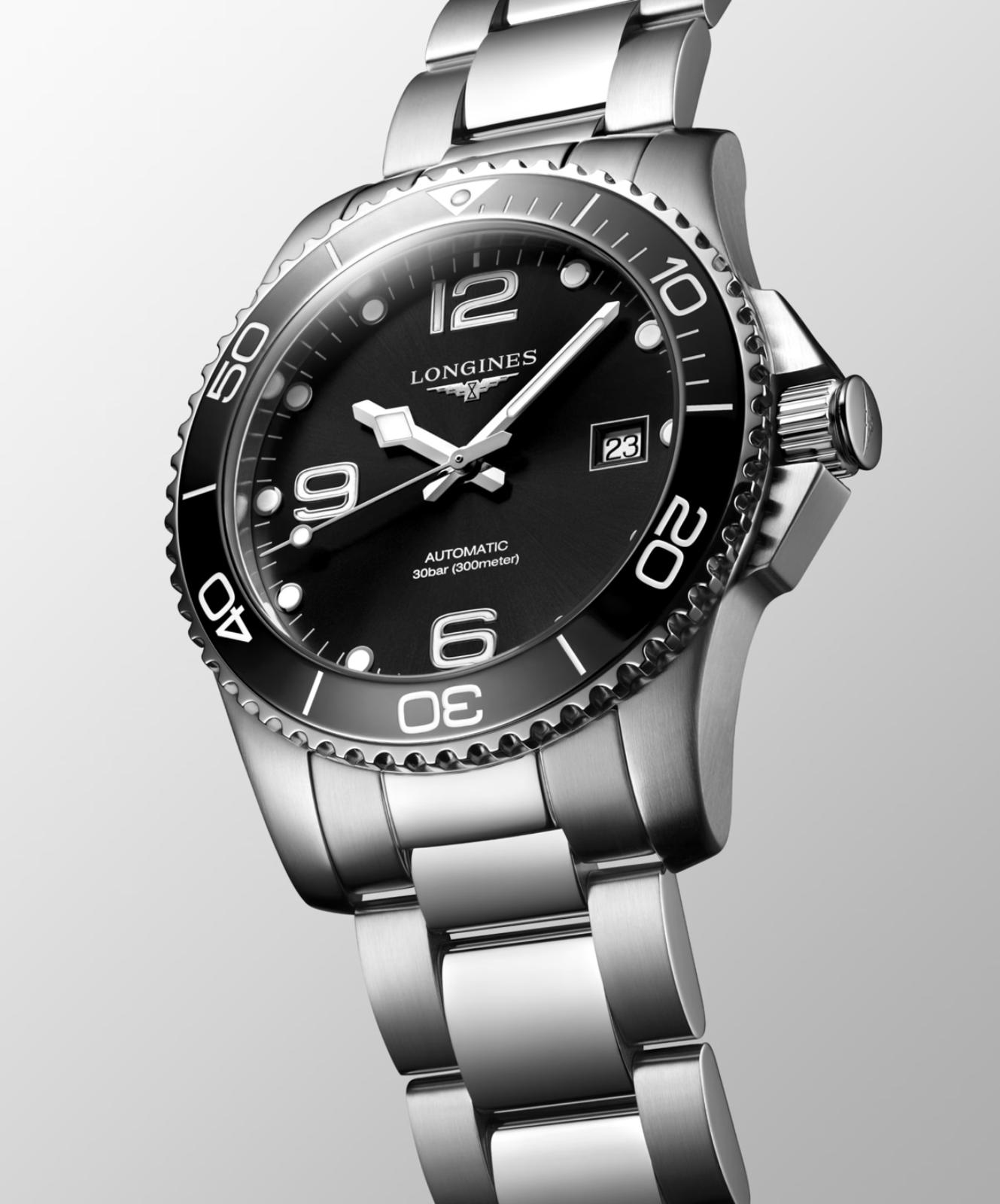 Longines Hydroconquest 41 MM Black Dial Automatic Watch L37814566