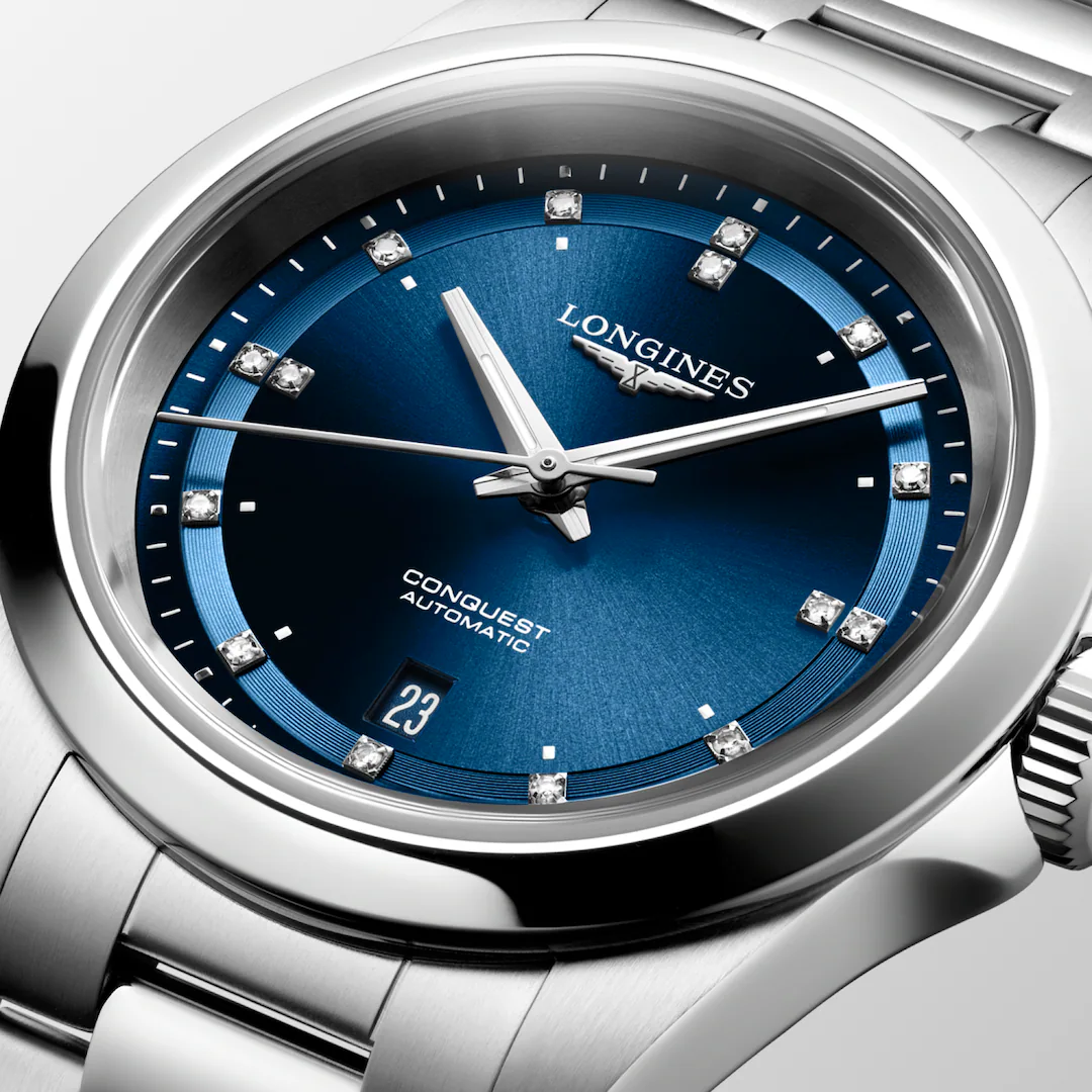 Longines Conquest 30 MM Stainless Steel Blue Dial Automatic Watch L33204976