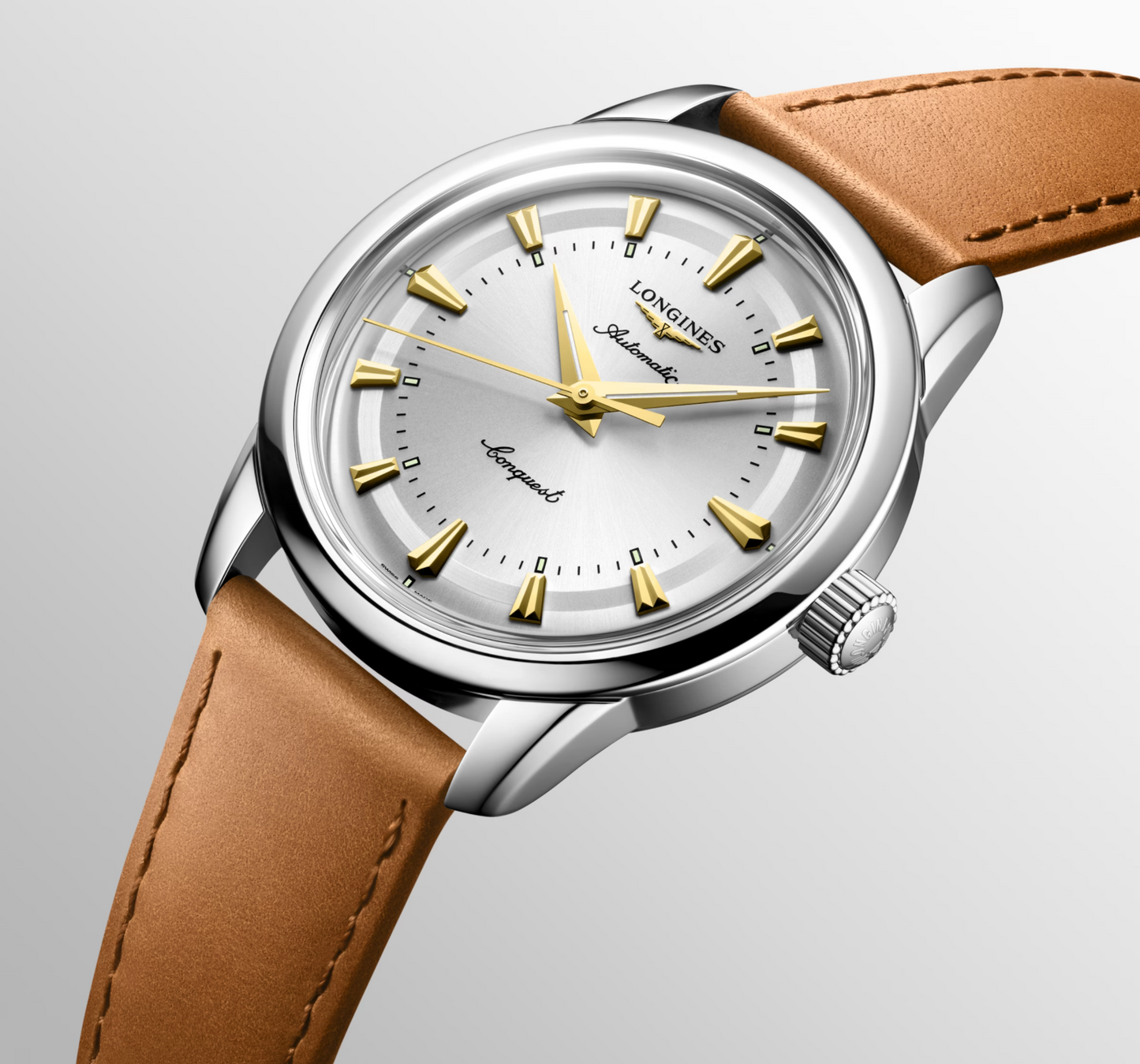 Longines Conquest Heritage 38 MM Silver Dial Automatic Watch L16494722