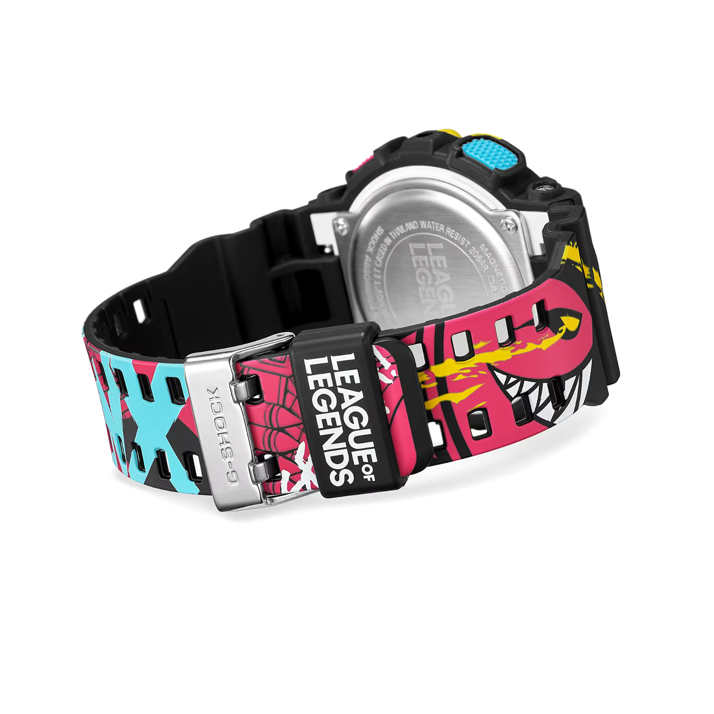 Casio G-Shock League Of Legends JINX Analog Resin Watch - GA-110LL-1