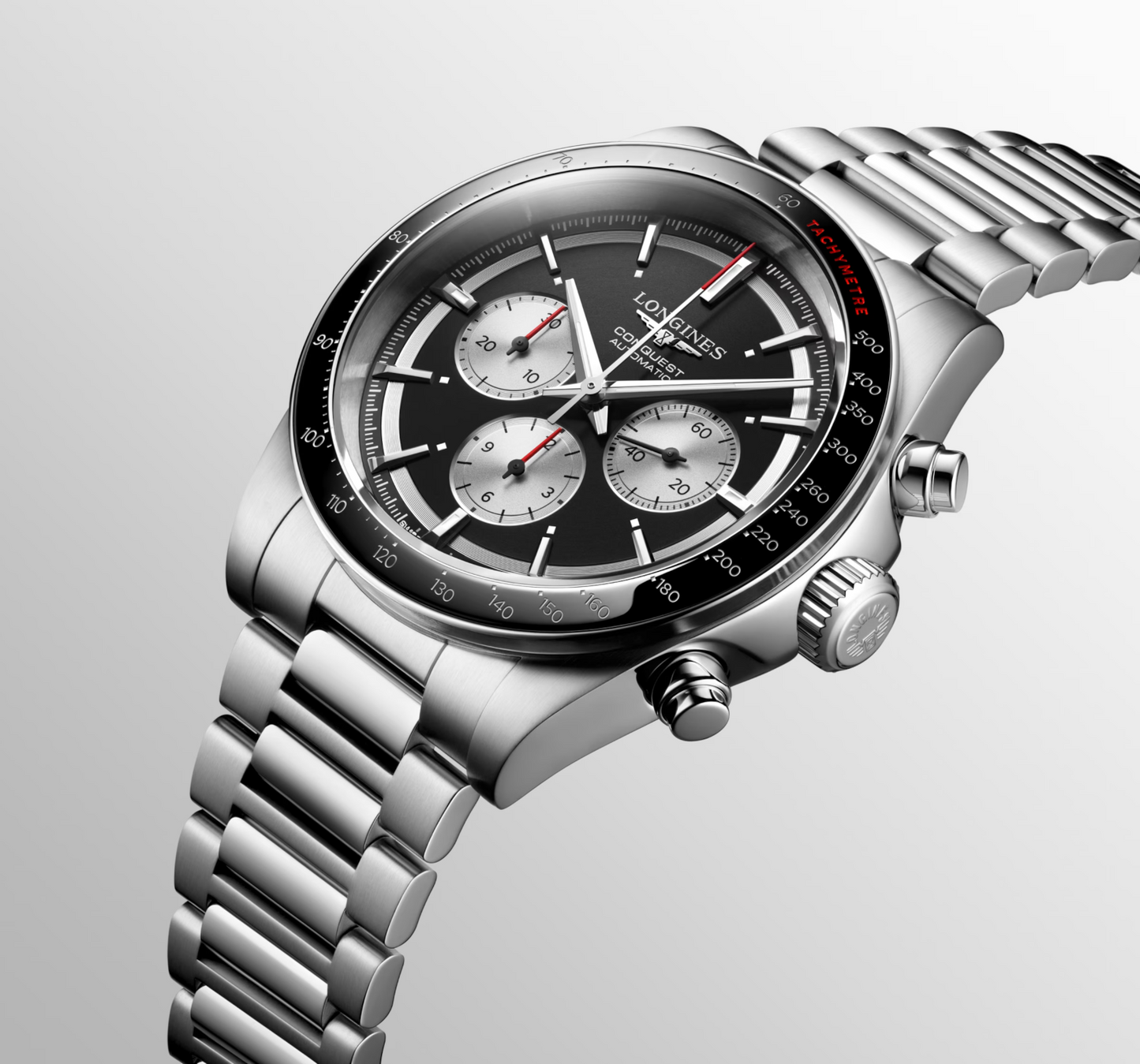 Longines Conquest 42 MM Stainless Steel Chronograph Automatic Watch L38354526