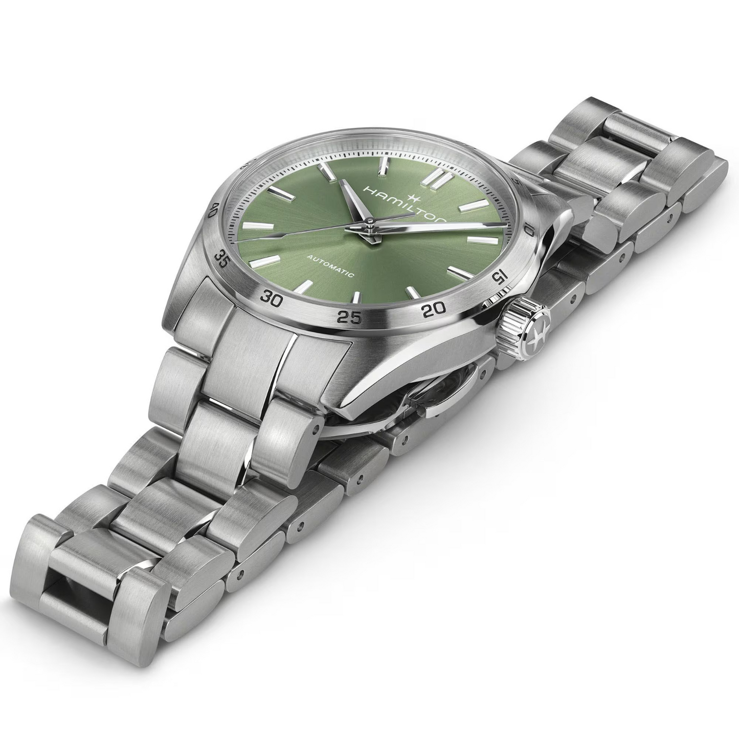 Hamilton Jazzmaster Performer Automatic 34 MM Green Dial Watch H36105160