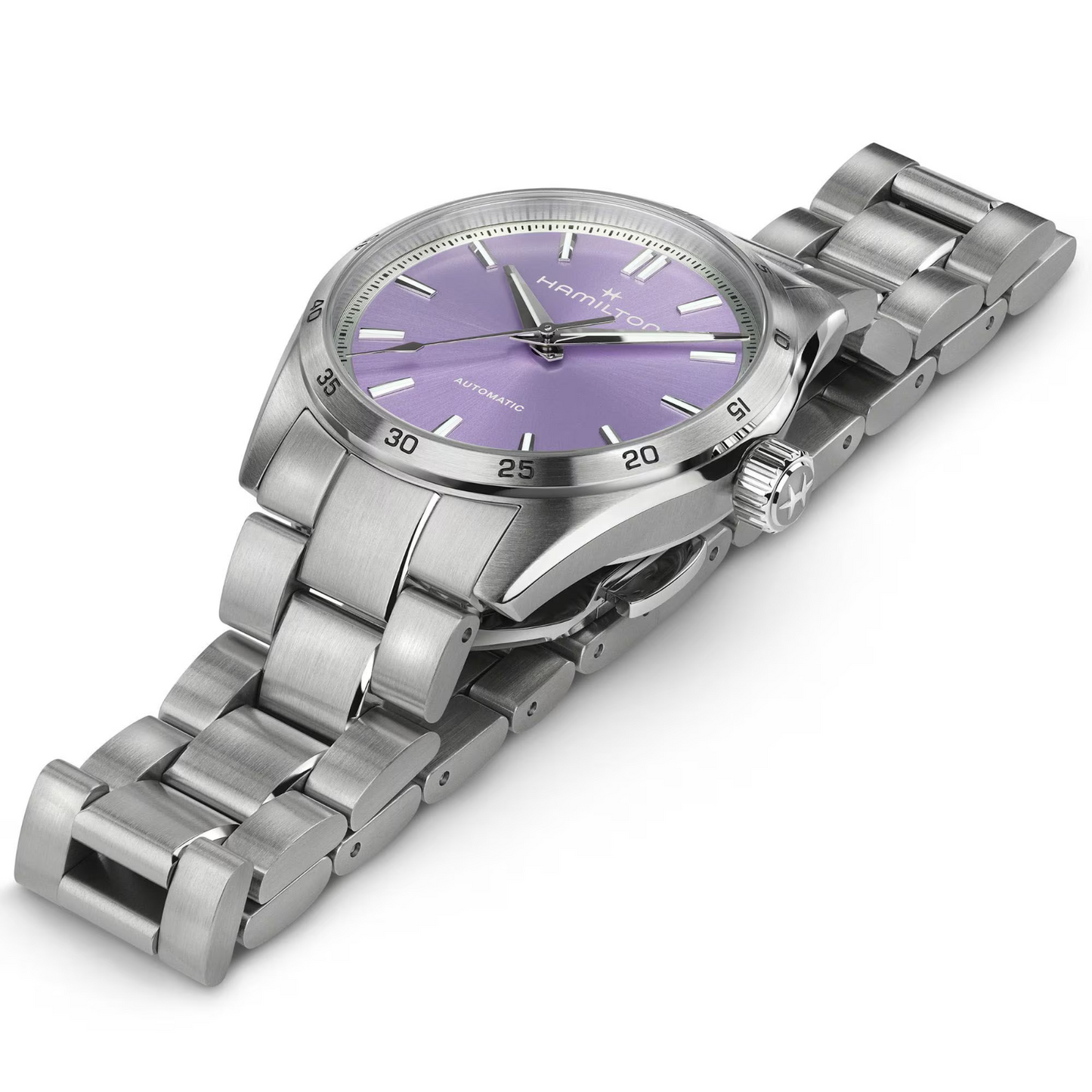 Hamilton Jazzmaster Performer Automatic 34 MM Purple Dial Watch H36105170