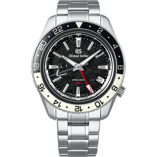 *PRE-ORDER* Grand Seiko Sport Collection Spring Drive GMT SS Black Dial Watch SBGE277G