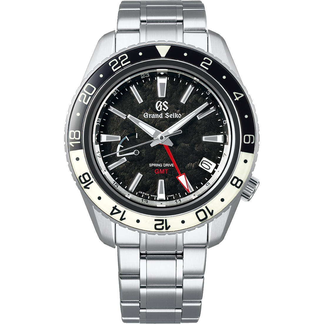 *PRE-ORDER* Grand Seiko Sport Collection Spring Drive GMT SS Black Dial Watch SBGE277G