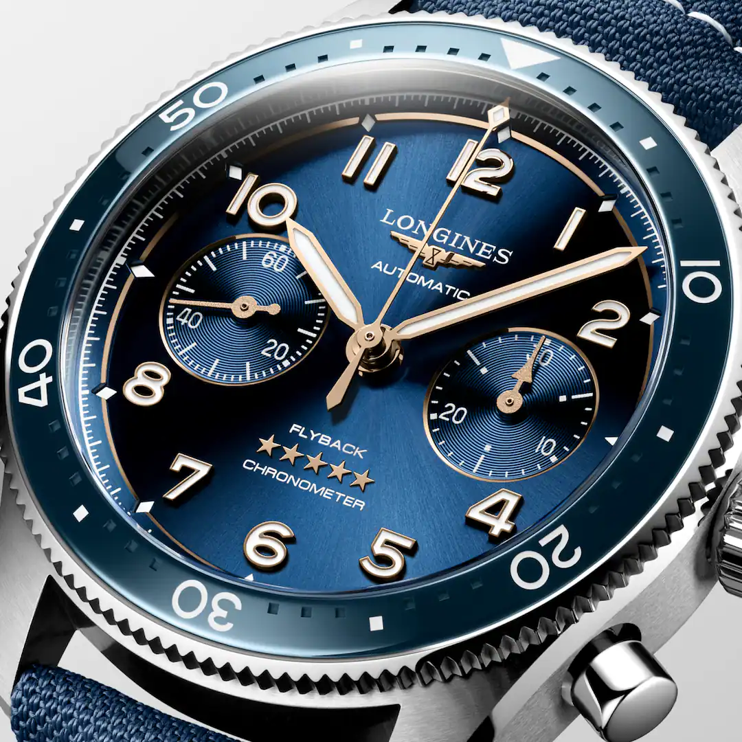 Longines Spirit Flyback 42 MM Blue Dial SS Automatic Watch L38214932