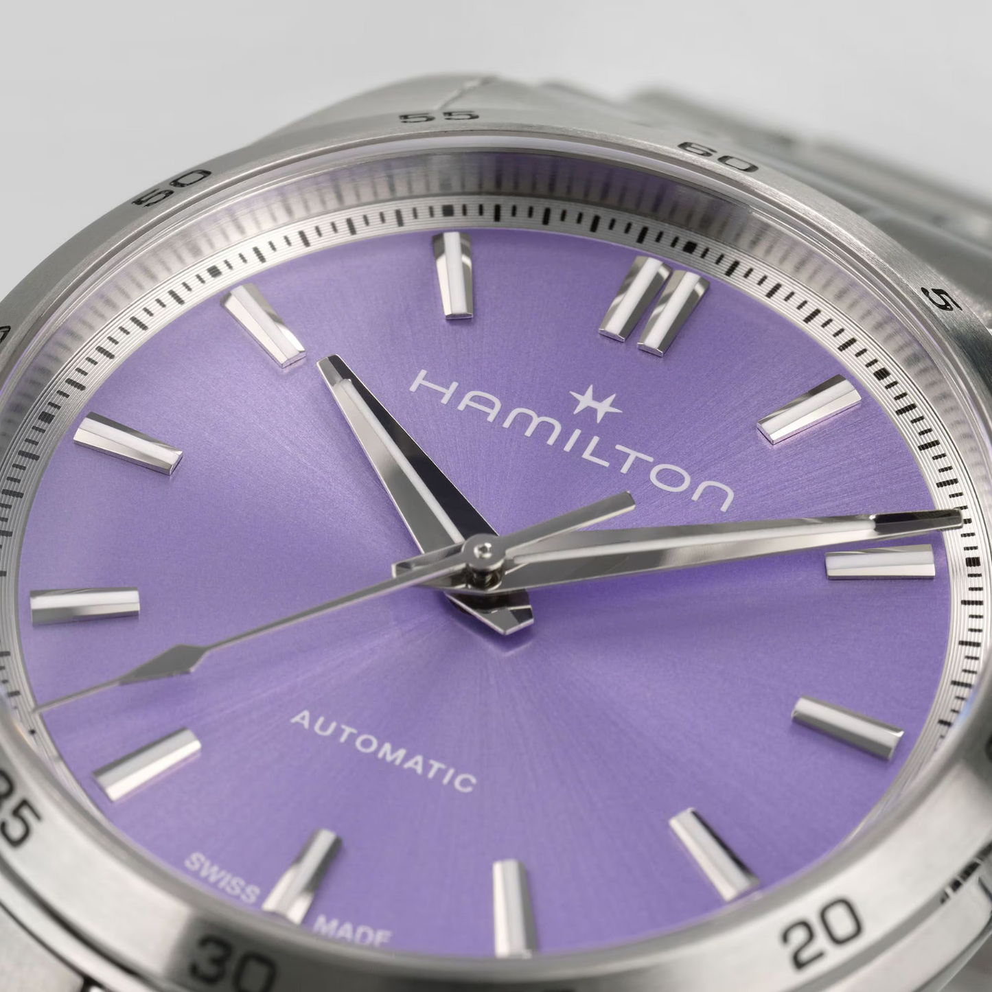 Hamilton Jazzmaster Performer Automatic 34 MM Purple Dial Watch H36105170