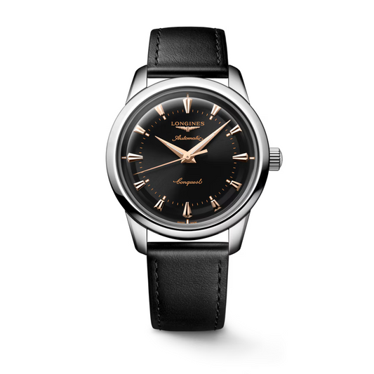 Longines Conquest Heritage 40 MM Black Dial Automatic Watch L16504522