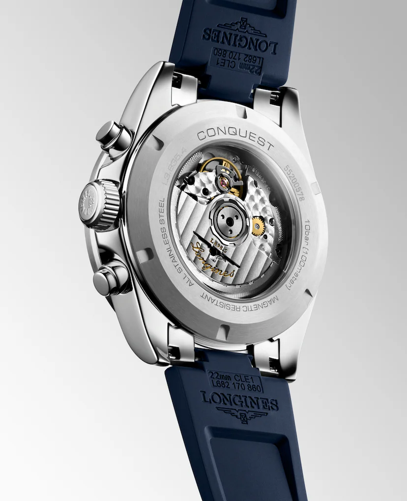 Longines Conquest Chronograph 42 MM Automatic Blue & White Dial Watch L38354989