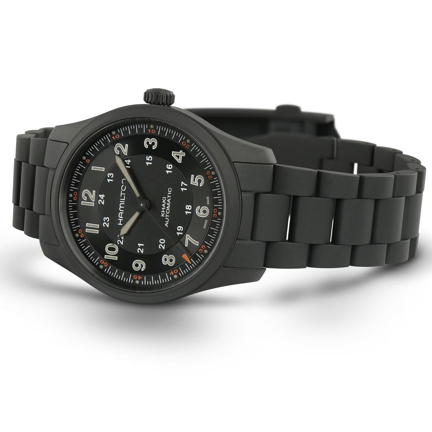 Hamilton Khaki Field Titanium Automatic 38 MM Black PVD Watch H70215130