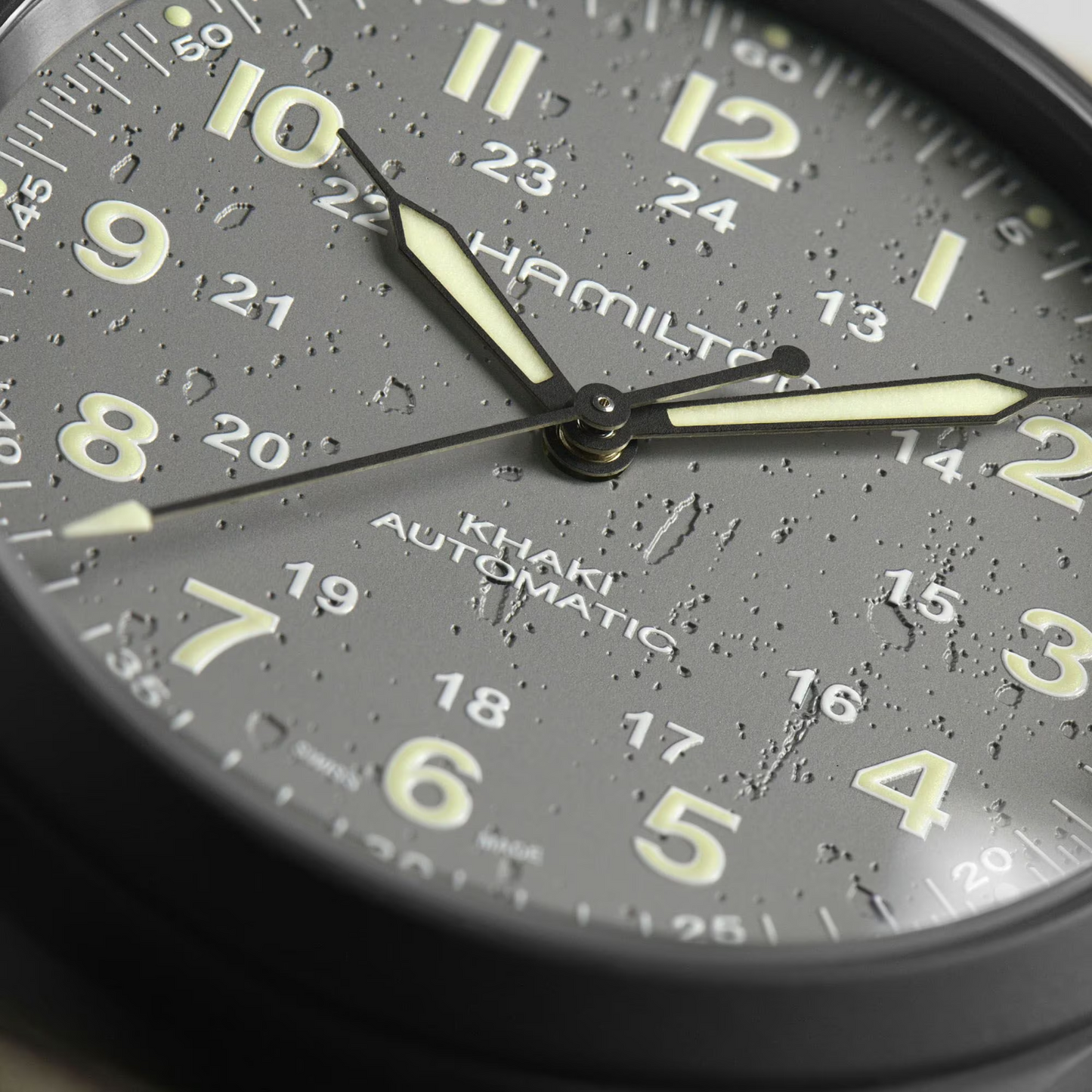 Hamilton Khaki Field Titanium Automatic 38 MM Leather Band Watch H70215880