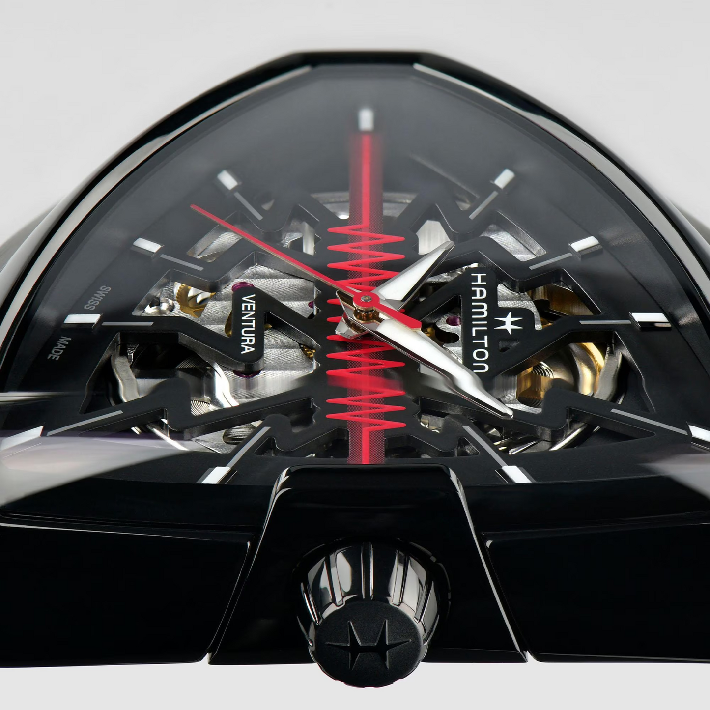 Hamilton Ventura Elvis 80 Skeleton Automatic Black PVD Watch H24535331