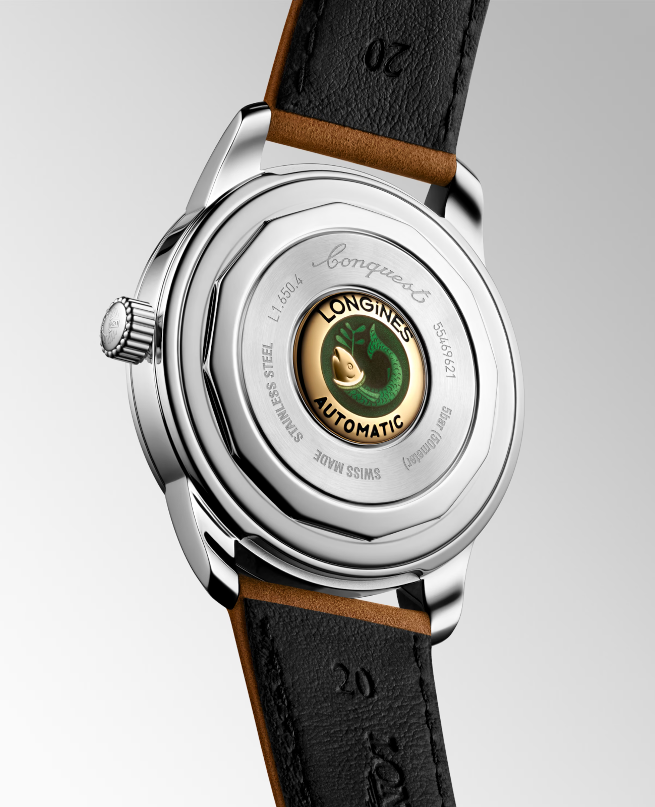 Longines Conquest Heritage 40 MM Automatic Leather Band Watch L16504722