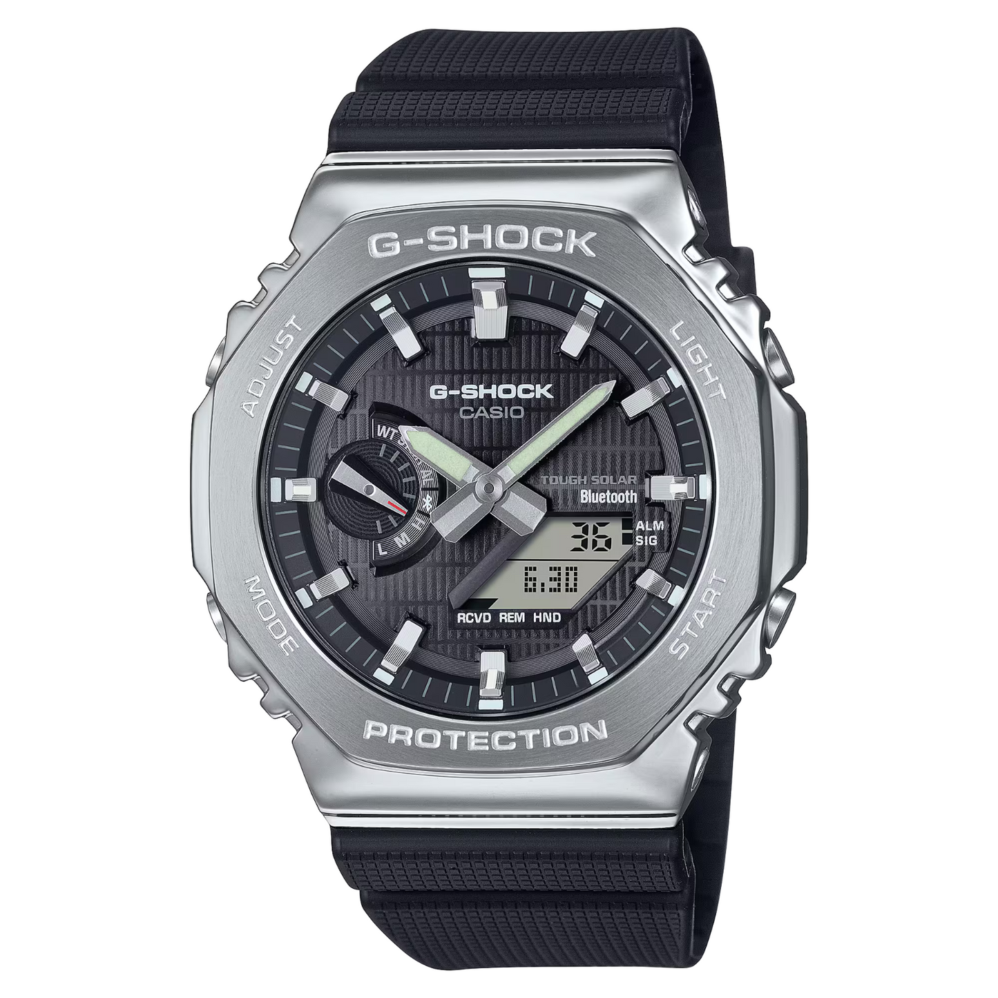 Casio G-Shock G Steel Metal Series Solar Bluetooth Watch GBM-2100-1