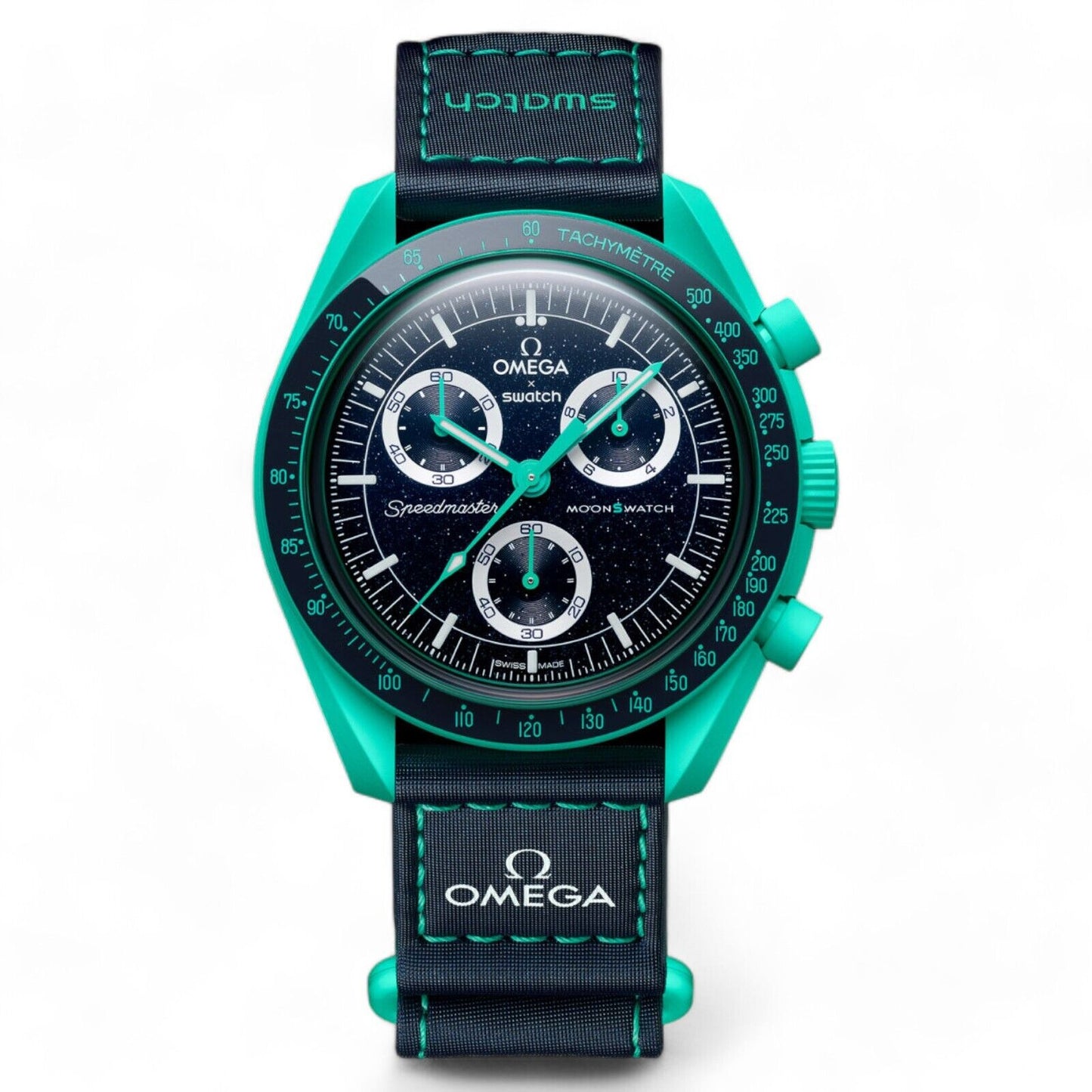 MoonSwatch Mission On Earth Polar Lights Swatch x Omega SO33L103