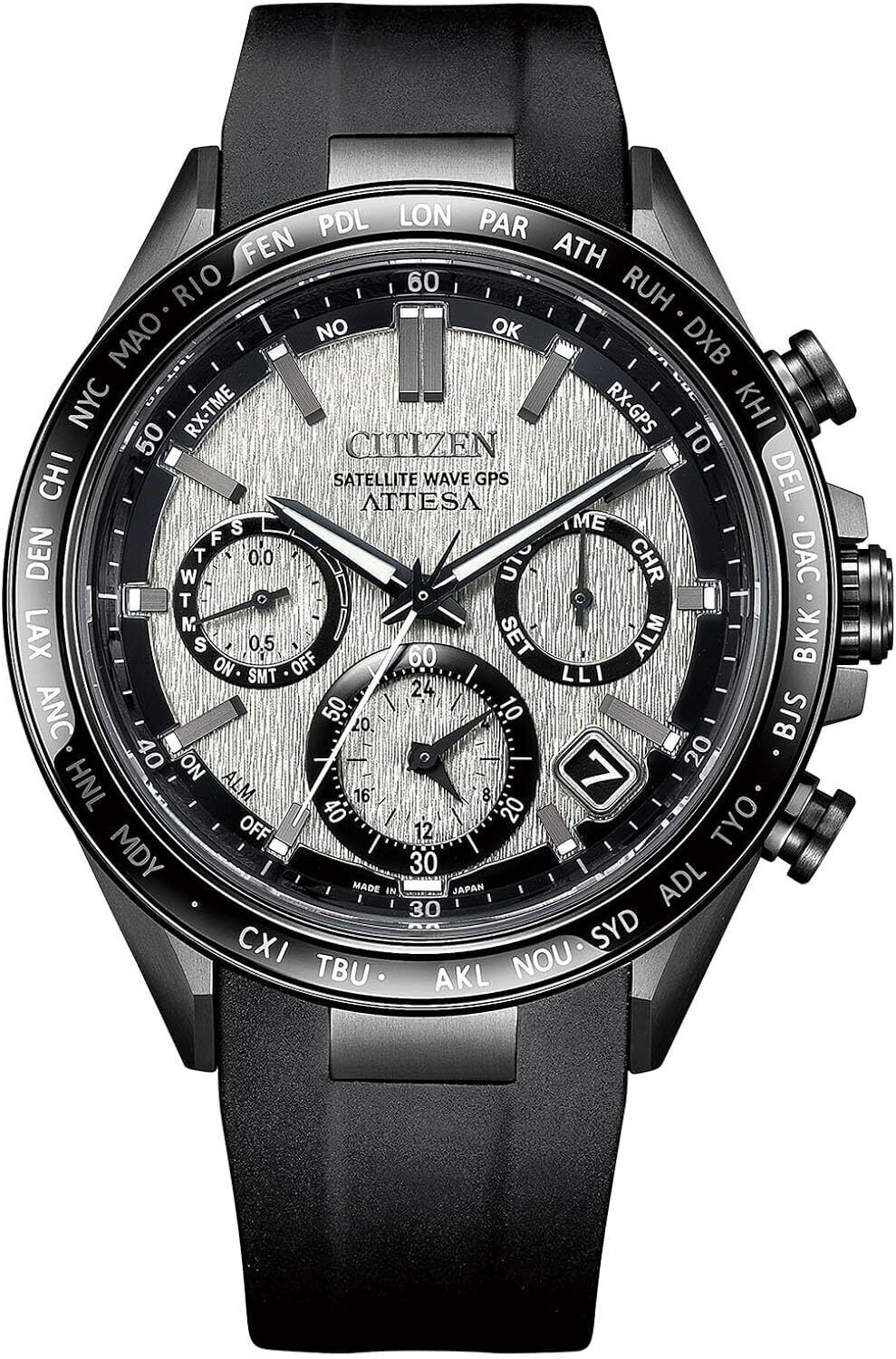 CITIZEN Attesa Satellite Wave GPS Eco-Drive Quartz 44 MM Watch CC4055-14H