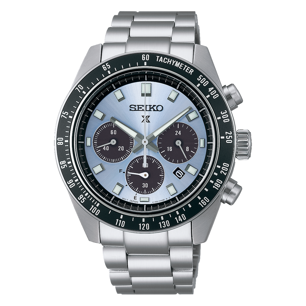 Seiko Prospex Speedtimer Crystal Trophy 41.4 MM Solar SS Watch SSC935P1