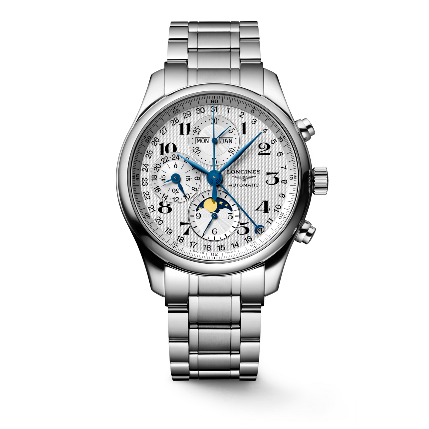 Longines Master Collection 42 MM Moonphase Automatic Full SS Watch L27734786