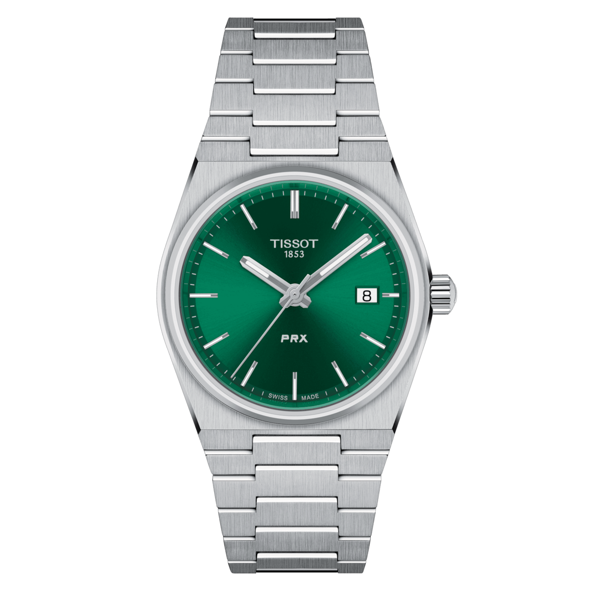 Tissot PRX 35MM SS Green Dial Quartz Watch T137.210.11.081.00