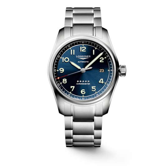Longines Spirit 40 MM Automatic Stainless Blue Dial Watch L38104936