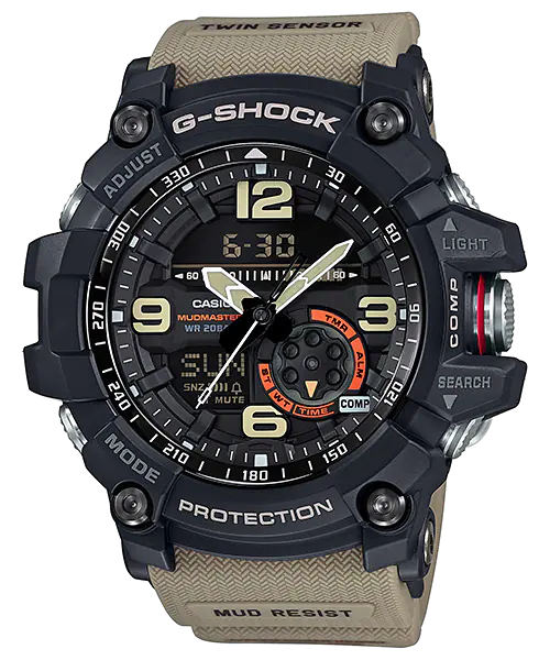 Casio G-Shock Master of G Twin Sensor Beige Resin Watch GG-1000-1A5