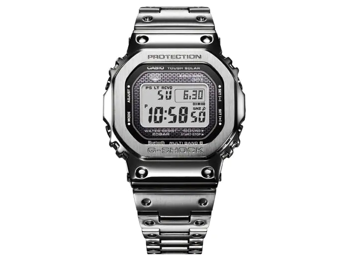Casio G-Shock Full Metal Tough Solar Bluetooth Full SS Watch - GMW-B5000D-1