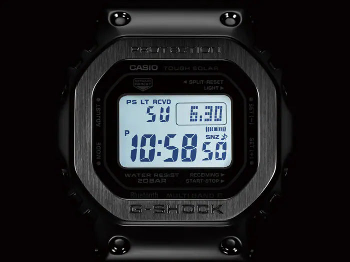 Casio G-Shock Full Metal Tough Solar Bluetooth Full SS Watch - GMW-B5000D-1