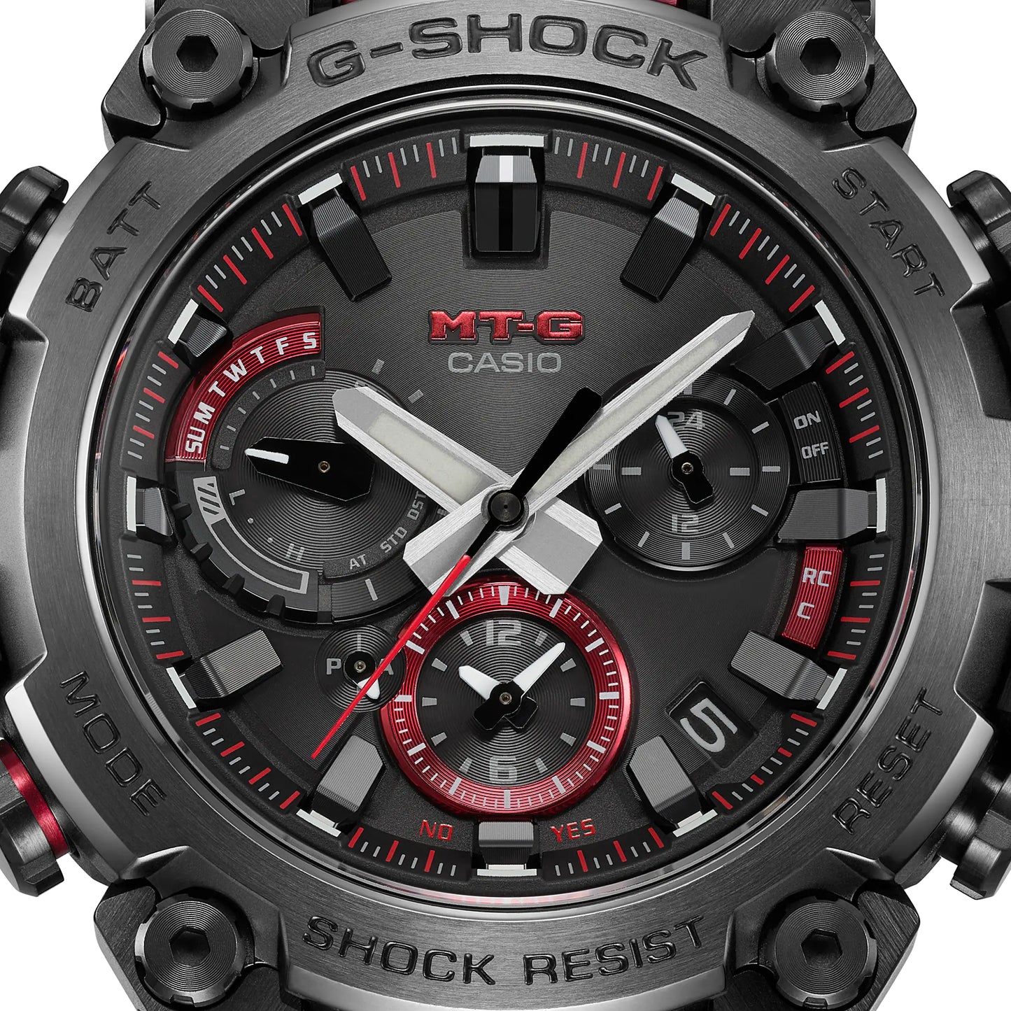 Casio G-Shock MTG Dual Core Guard Full SS and Resin Solar Watch - MTG-B3000BD-1